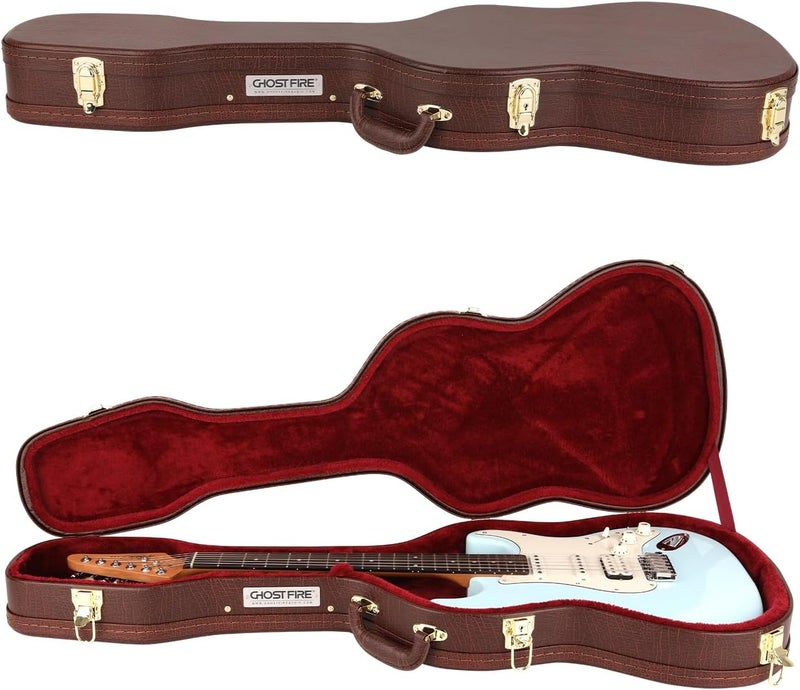 GHOSTFIRE Hard-Shell Cases Electric Guitars Case Super thick fit ST (V-EGC) - Image 1